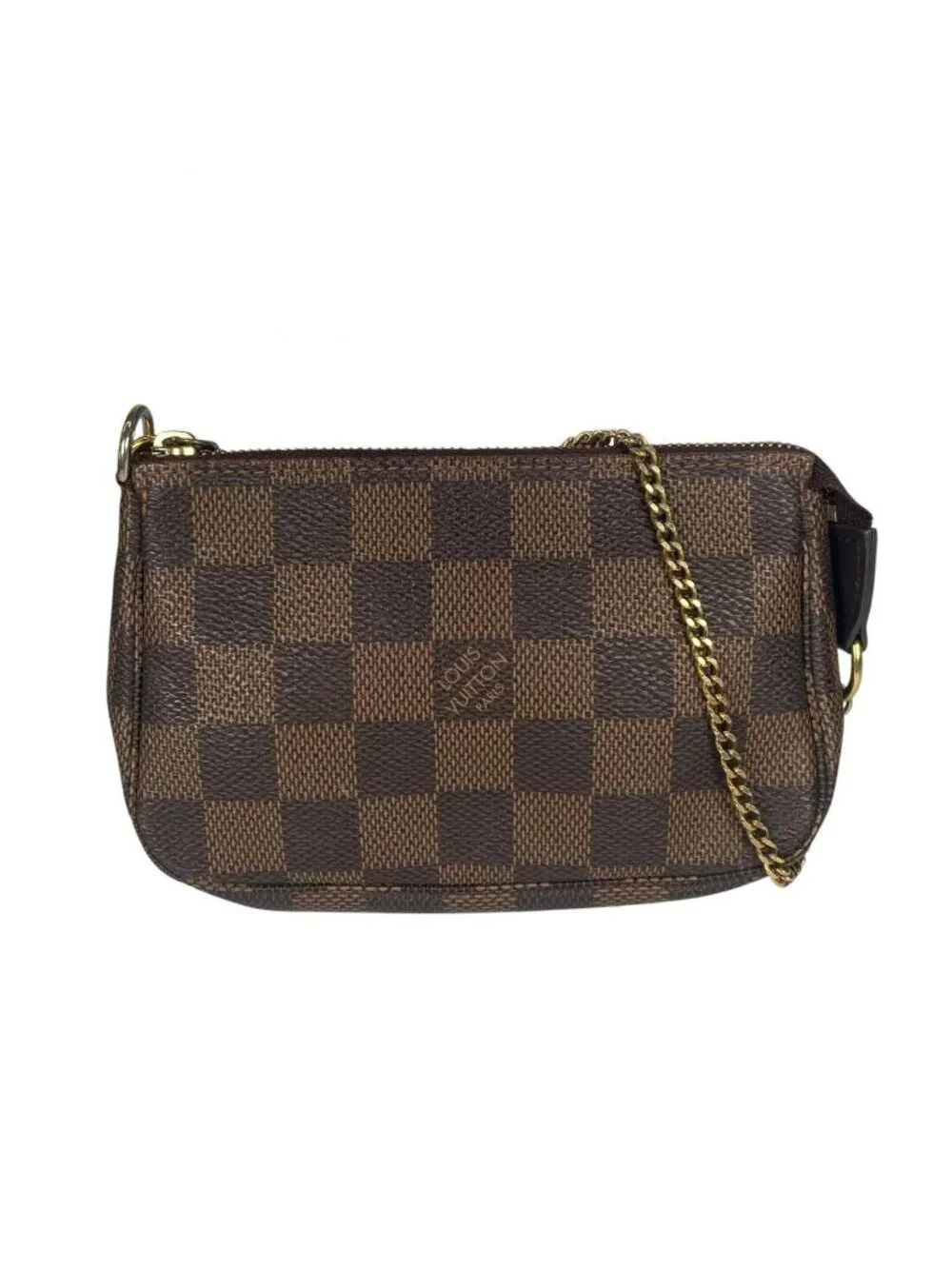 Louis Vuitton Accessoires Pouch Damier Canvas Brown